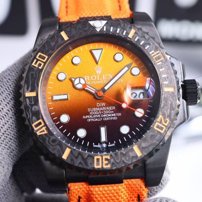 ROLEX Submariner Heritage DIW 904L Steel 8215 Movement Orange Watch